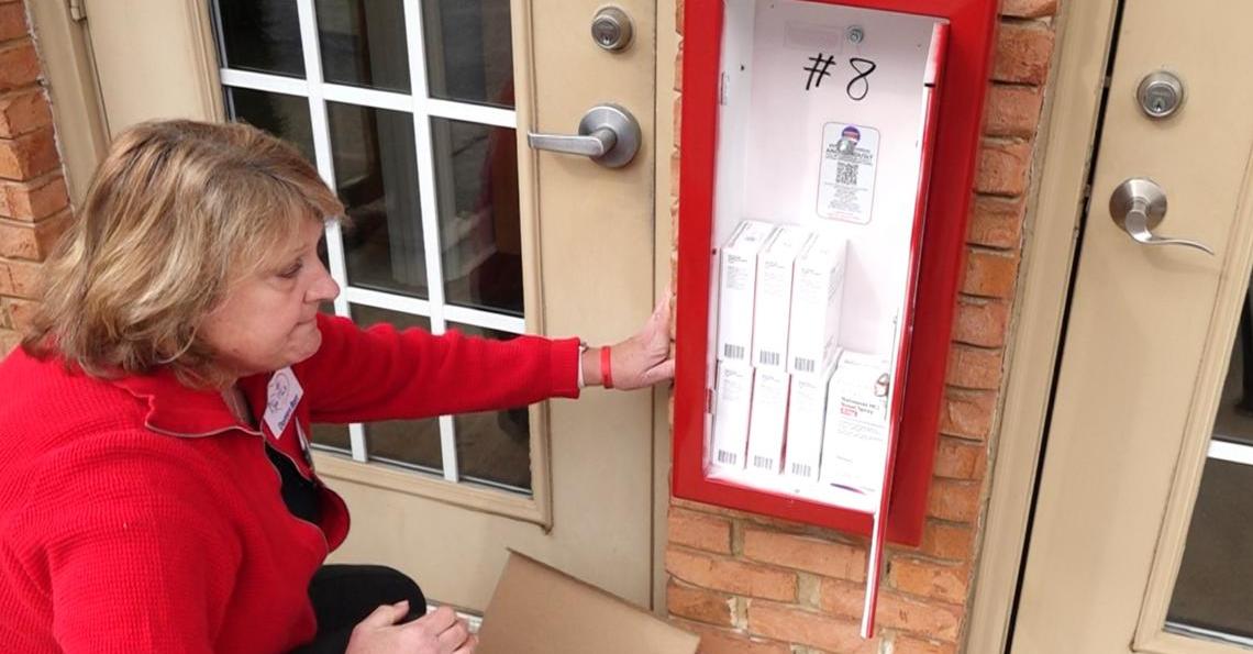 In Ryan’s Name installs metal boxes containing lifesaving opioid-overdose medication in Georgia communities